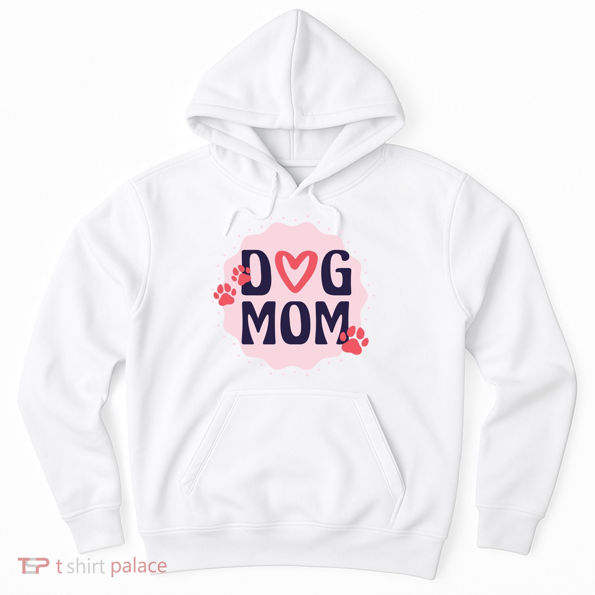 Dog Mom Paw Hoodie