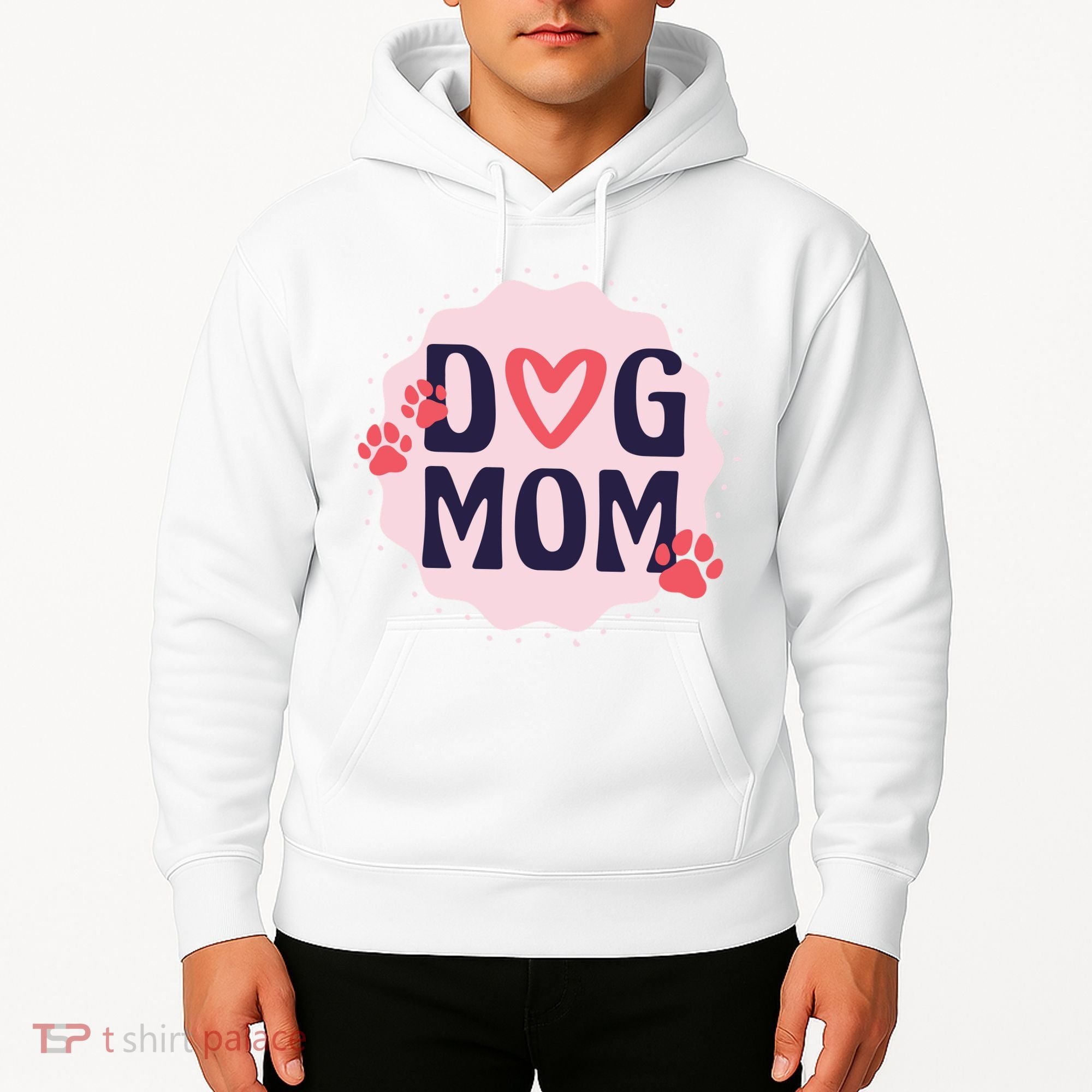 Dog Mom Paw Hoodie