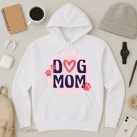 Dog Mom Paw Hoodie thumb 3