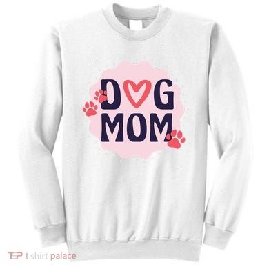 Dog Mom Paw Sweatshirt