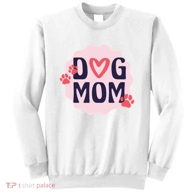 Dog Mom Paw Sweatshirt