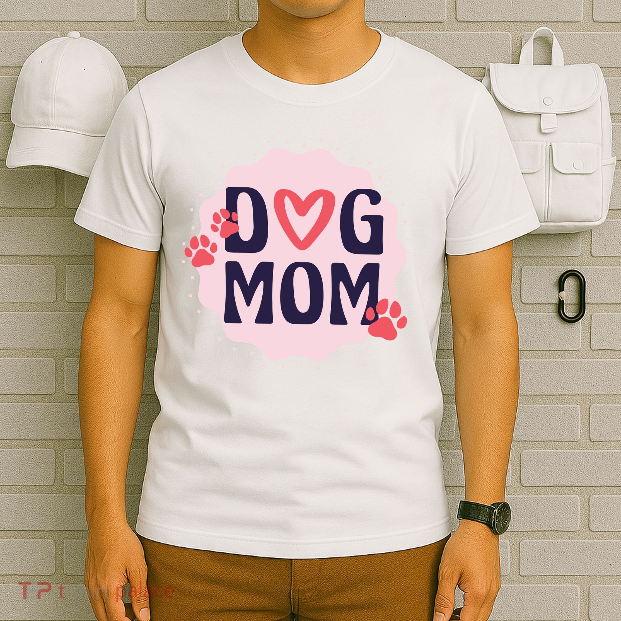 Dog Mom Paw T-Shirt