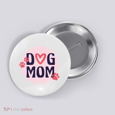 Dog Mom Paw Button