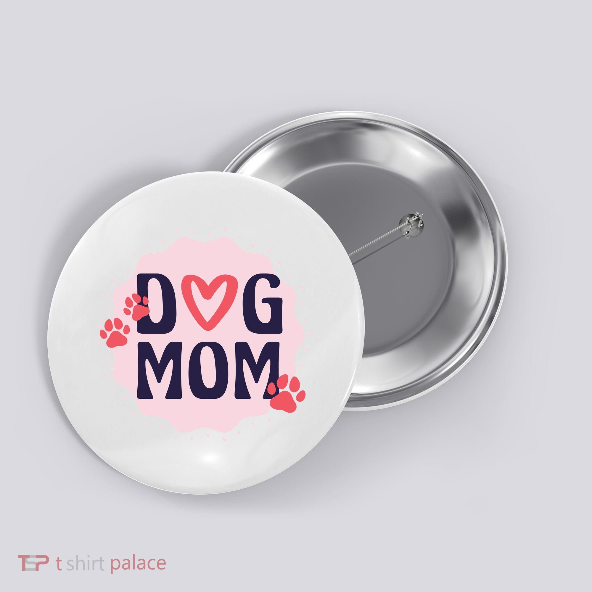 Dog Mom Paw Button
