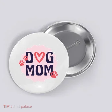 Dog Mom Paw Button