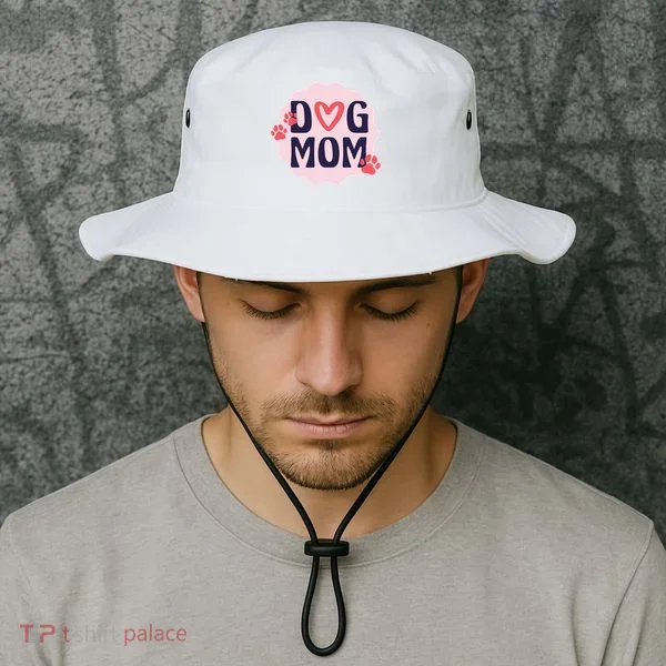 Dog Mom Paw Bucket Hat