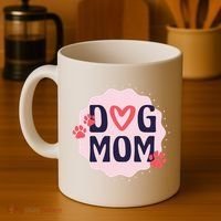 Dog Mom Paw Coffee Mug thumb 4
