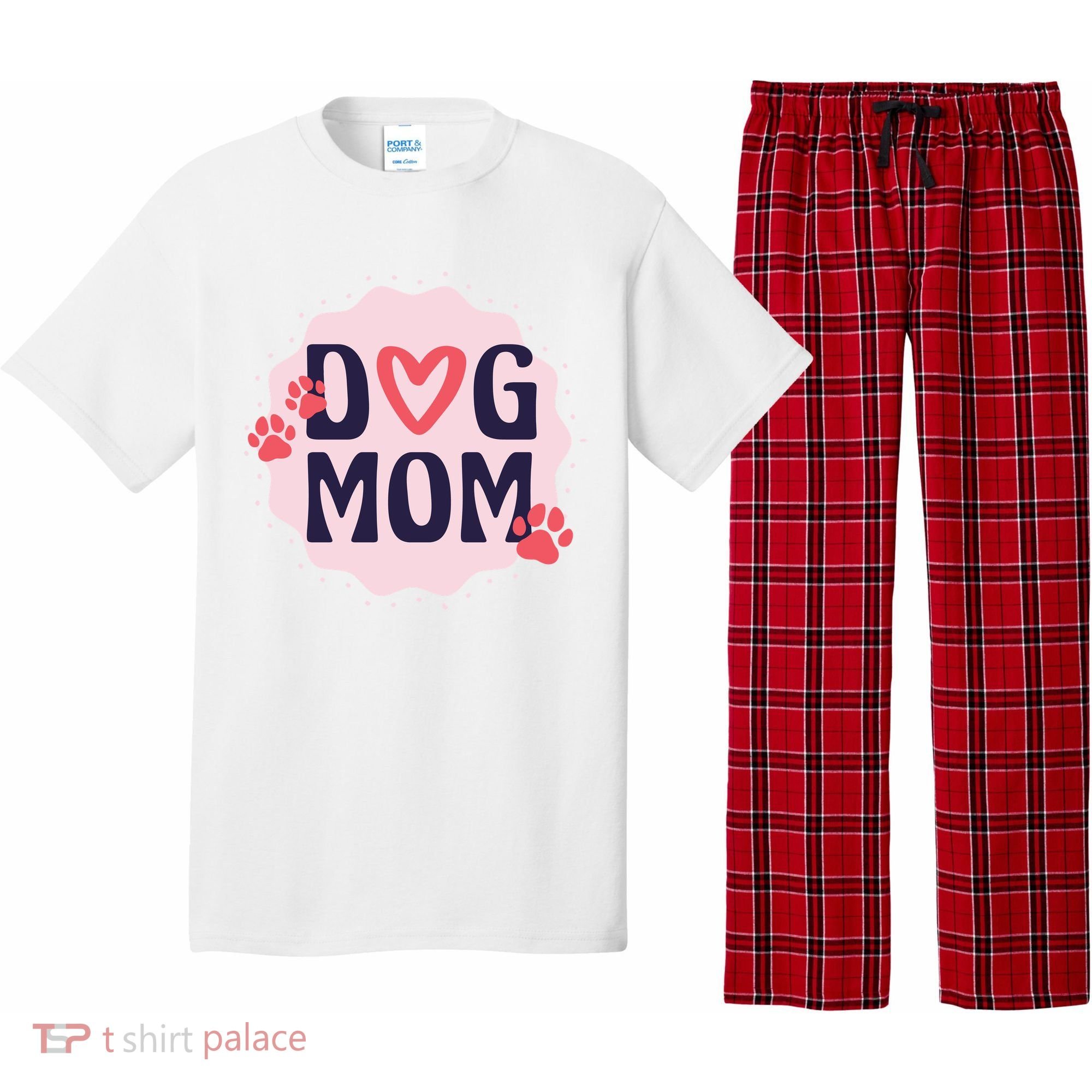 Dog Mom Paw Pajama Set