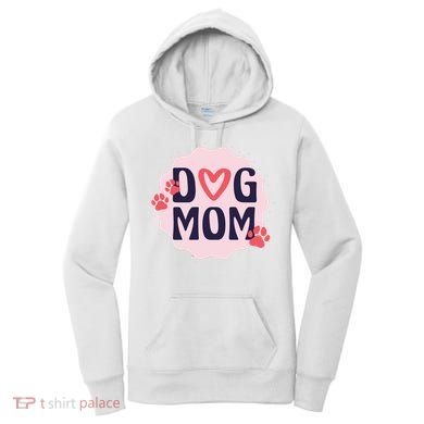 Dog Mom Paw Women's Hoodie