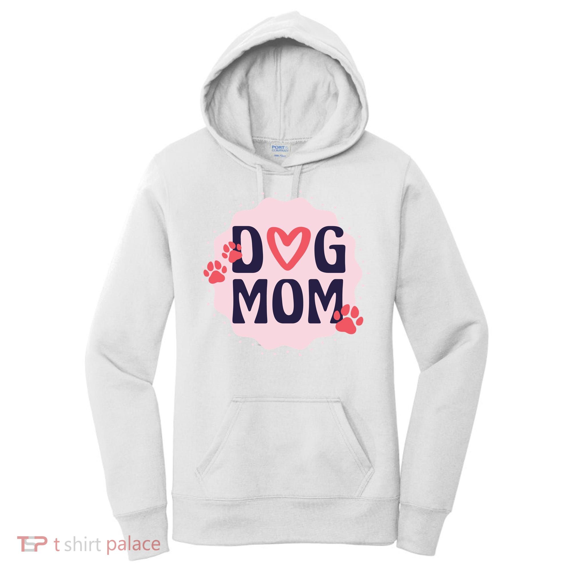 Dog Mom Paw Women's Hoodie