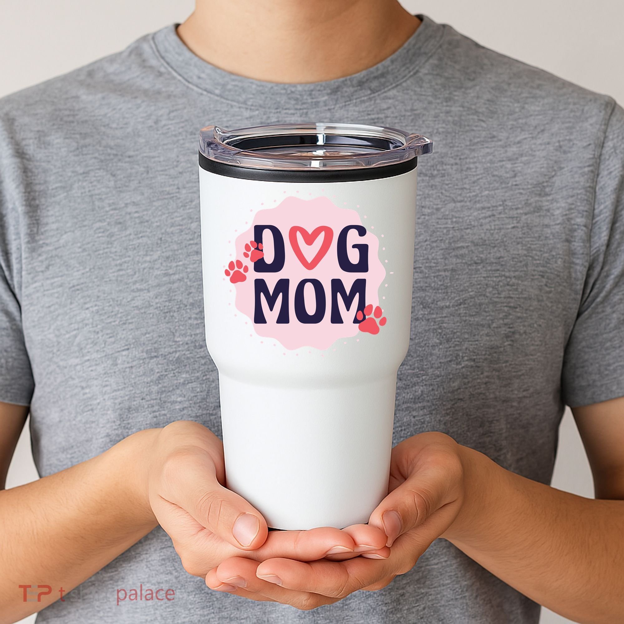 Dog Mom Paw Tumbler