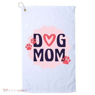 Dog Mom Paw Golf Towel