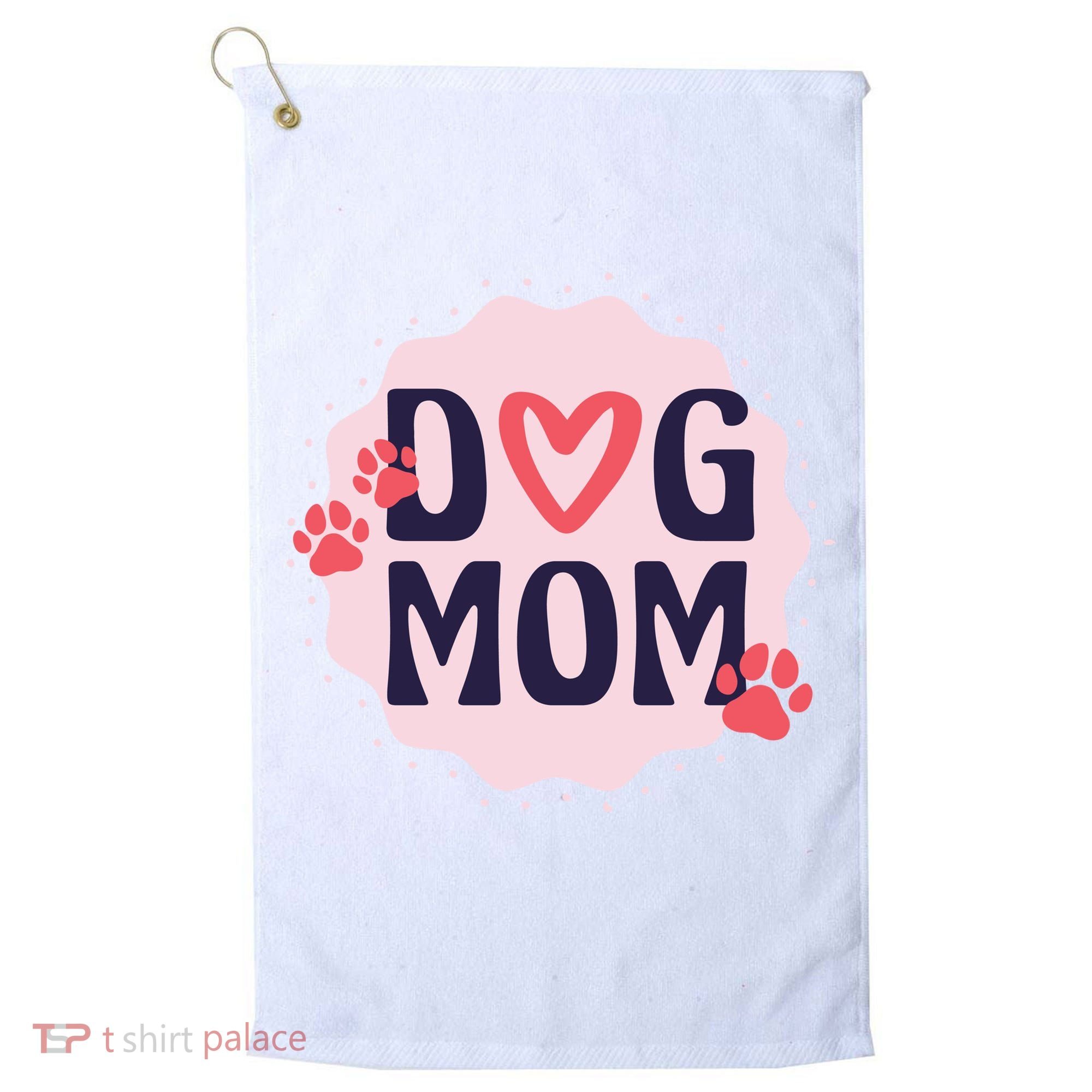 Dog Mom Paw Golf Towel