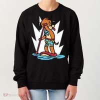 Dog Paddle Boarding Women's Sweatshirt thumb 0