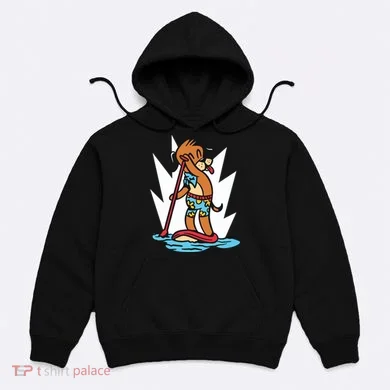 Dog Paddle Boarding Hoodie