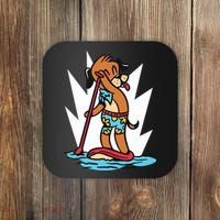 Dog Paddle Boarding Coaster thumb 0