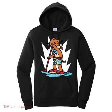Dog Paddle Boarding Women's Hoodie