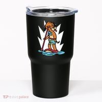 Dog Paddle Boarding Tumbler thumb 0