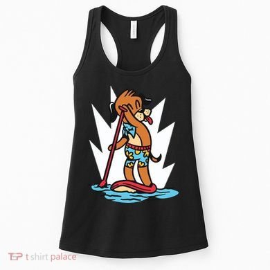 Dog Paddle Boarding Women's Tank Top
