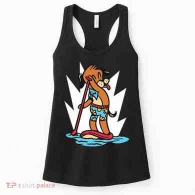 Dog Paddle Boarding Women's Tank Top