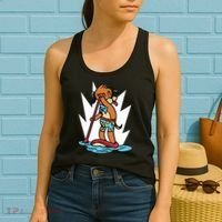 Dog Paddle Boarding Women's Tank Top thumb 2