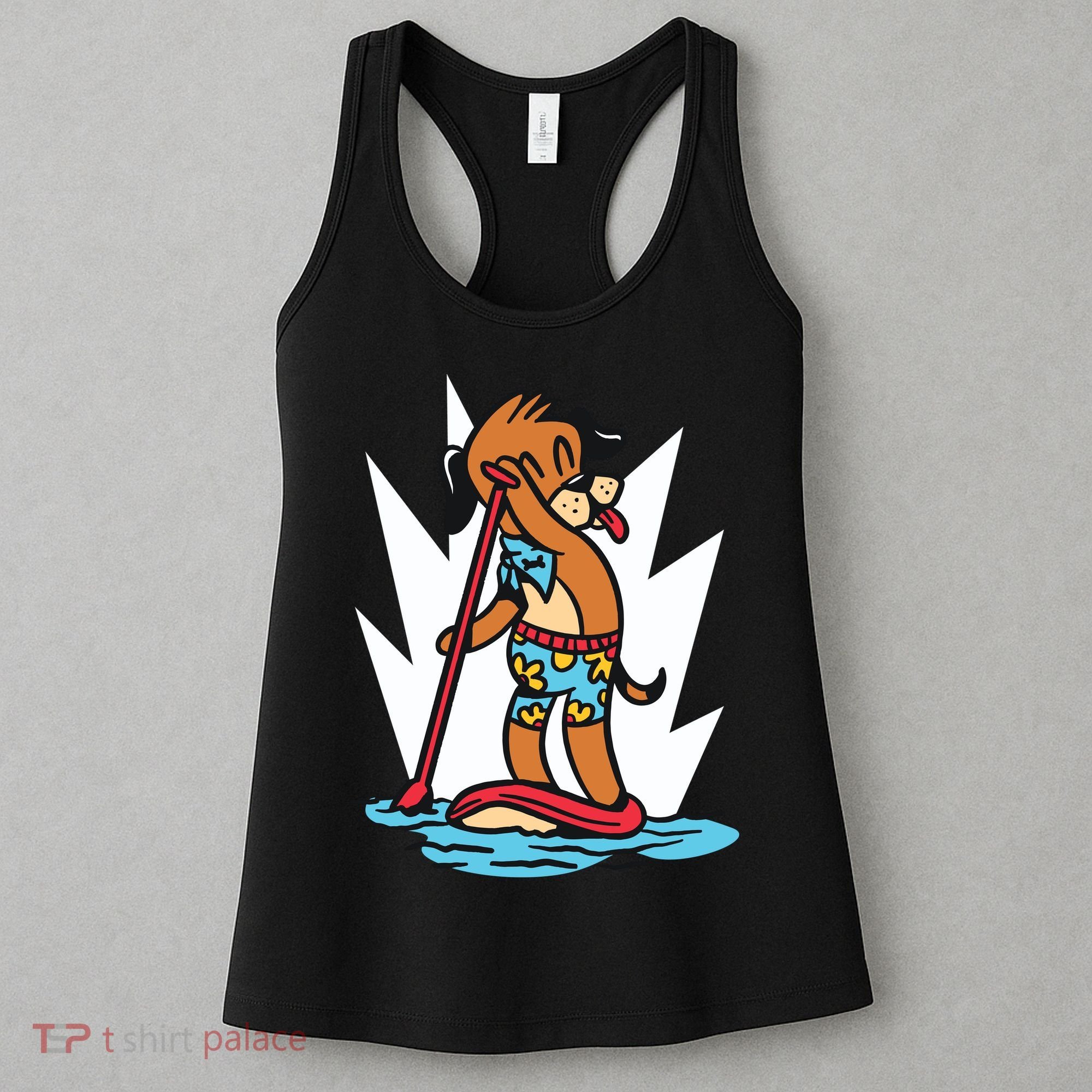 Dog Paddle Boarding Women's Tank Top