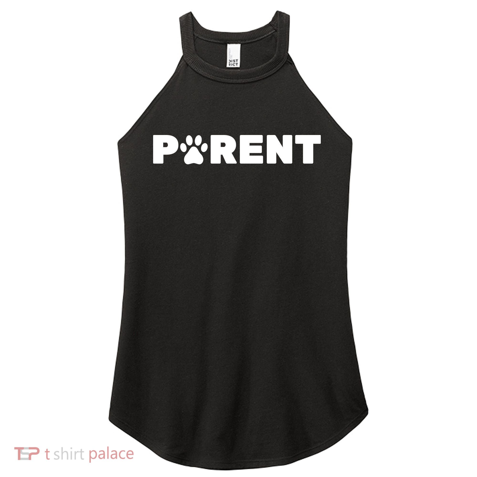 Dog Parent Pet Women's Perfect Tri Rocker Tank