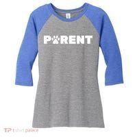 Dog Parent Pet Women's Tri-Blend 3/4-Sleeve Raglan Shirt thumb 0