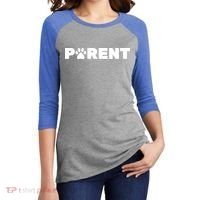 Dog Parent Pet Women's Tri-Blend 3/4-Sleeve Raglan Shirt thumb 2