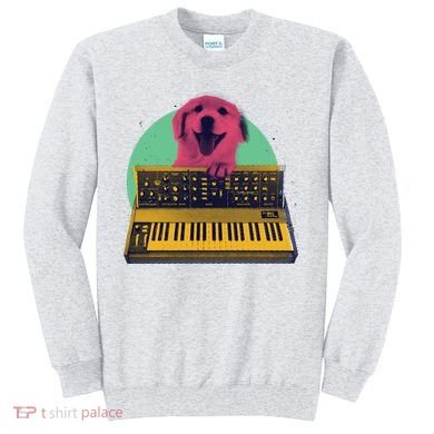 Dog Playing Piano Sweatshirt