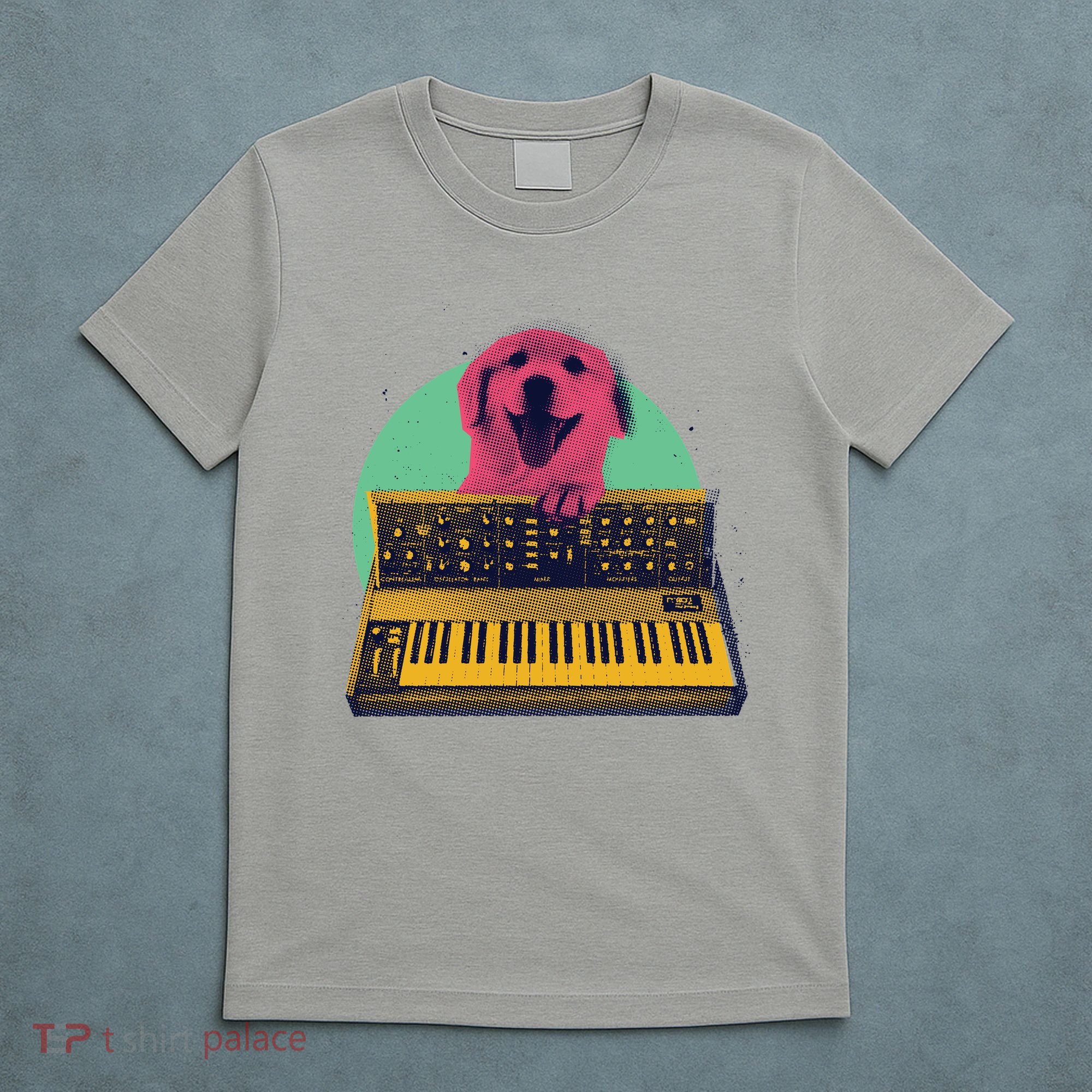 Dog Playing Piano T-Shirt