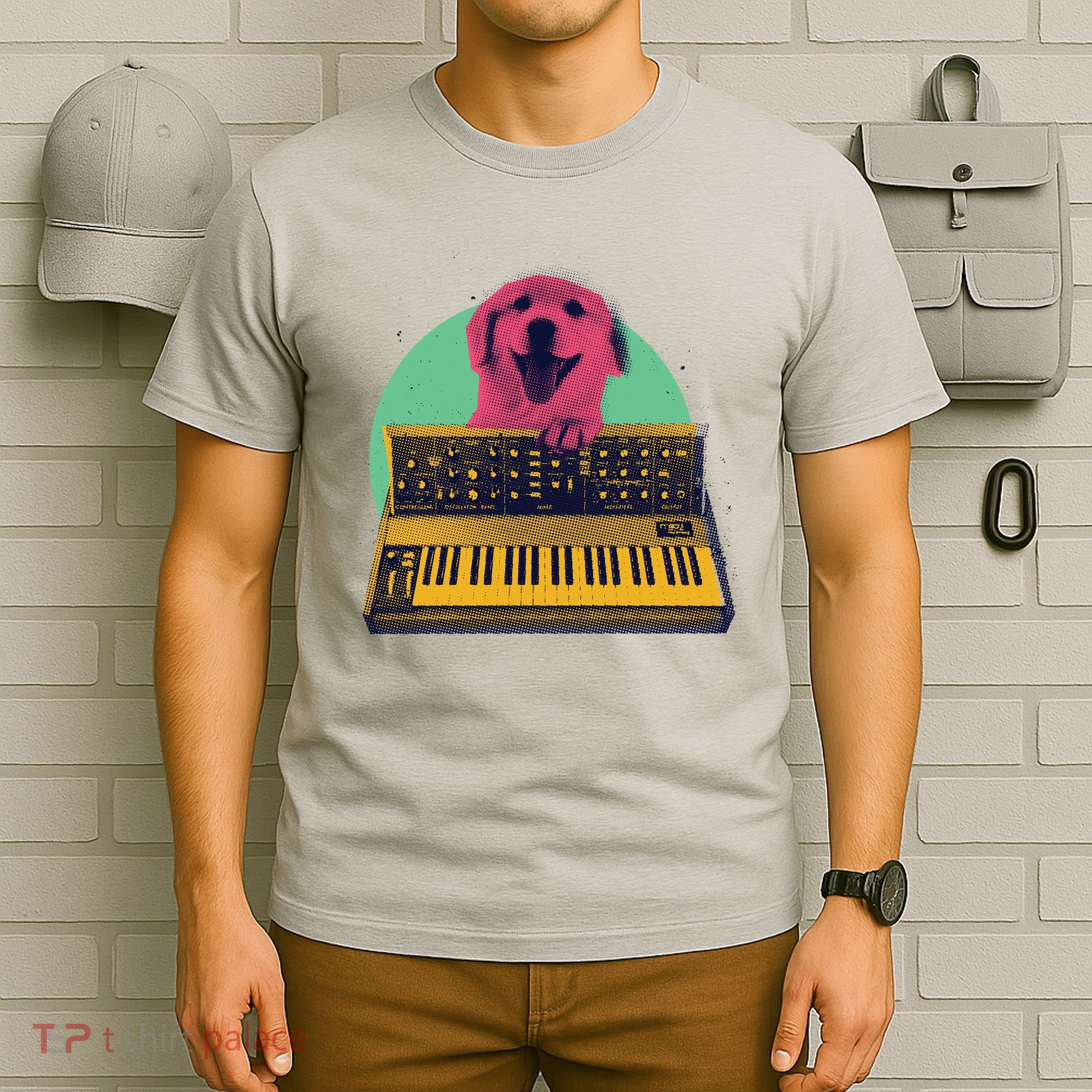 Dog Playing Piano T-Shirt