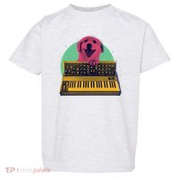 Dog Playing Piano Toddler T-Shirt thumb 0