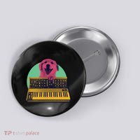 Dog Playing Piano Button thumb 0