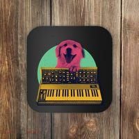 Dog Playing Piano Coaster thumb 0