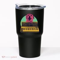 Dog Playing Piano Tumbler thumb 0