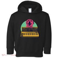 Dog Playing Piano Toddler Hoodie thumb 0