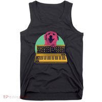 Dog Playing Piano Tank Top thumb 0