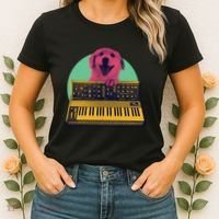 Dog Playing Piano Women's T-Shirt thumb 2