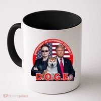 Department Of Government Efficiency D.O.G.E Doge Coffee Mug thumb 0