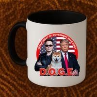 Department Of Government Efficiency D.O.G.E Doge Coffee Mug thumb 2