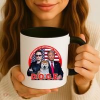 Department Of Government Efficiency D.O.G.E Doge Coffee Mug thumb 3
