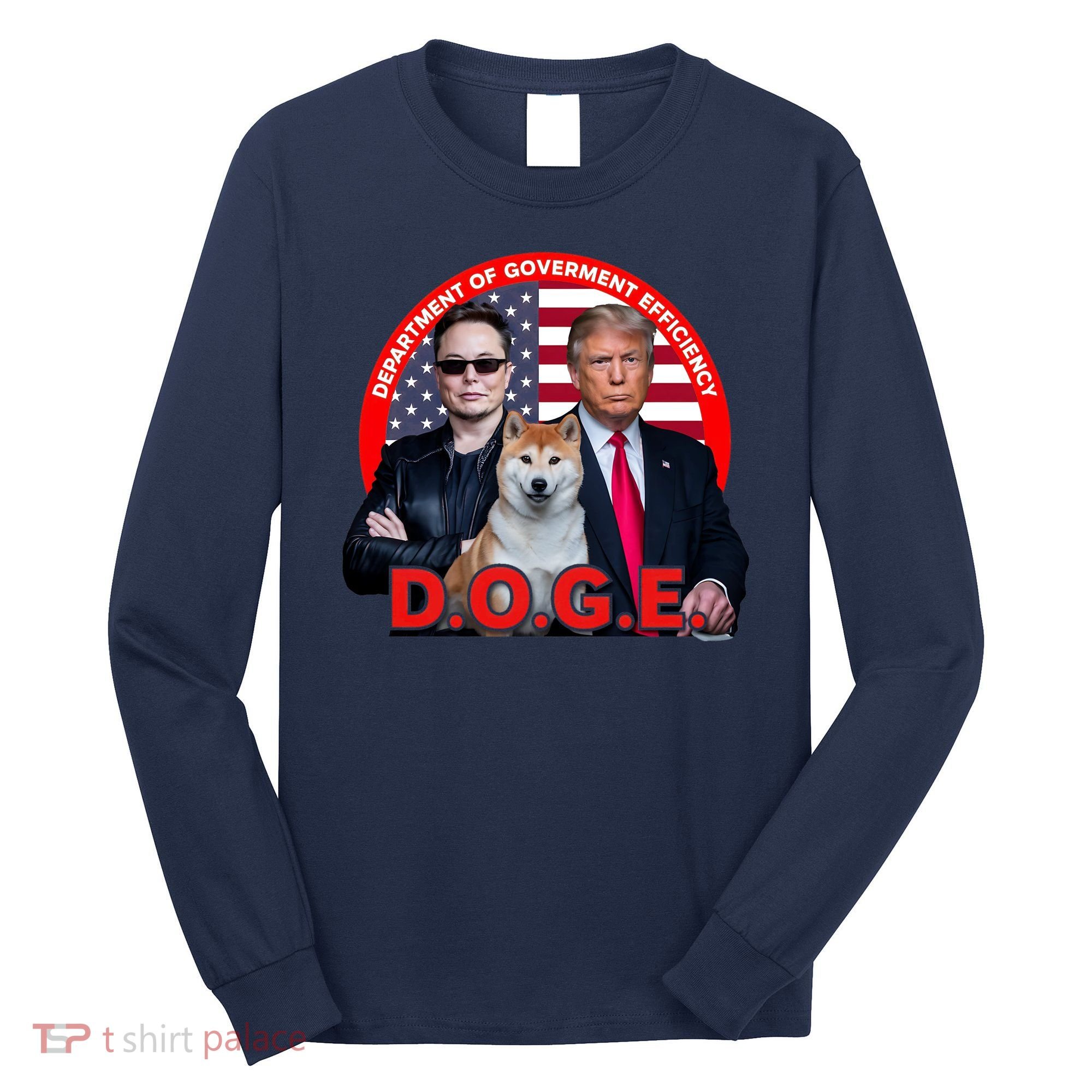 Department Of Government Efficiency D.O.G.E Doge Long Sleeve Shirt