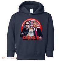 Department Of Government Efficiency D.O.G.E Doge Toddler Hoodie thumb 0