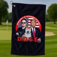 Department Of Government Efficiency D.O.G.E Doge Golf Towel thumb 1