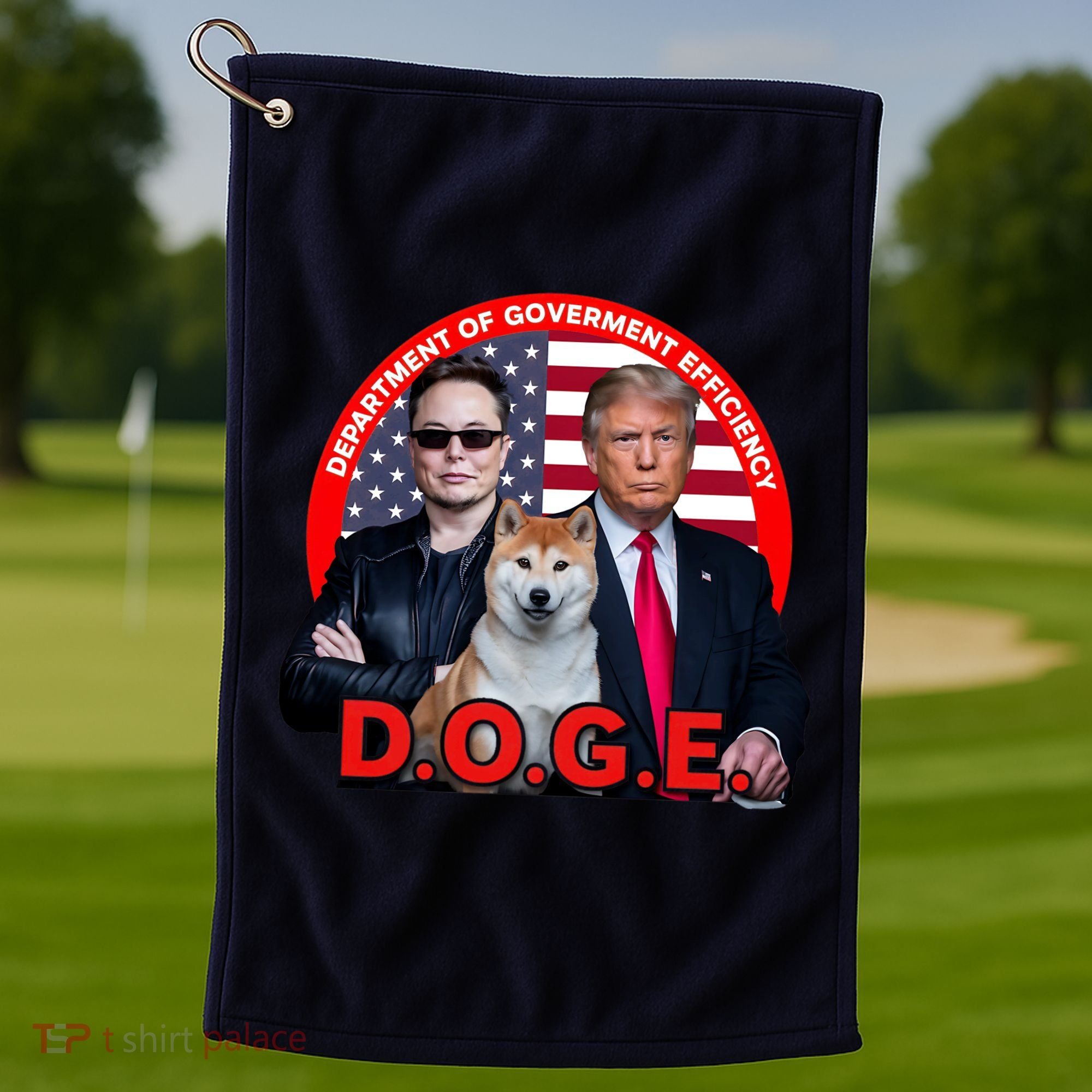 Department Of Government Efficiency D.O.G.E Doge Golf Towel