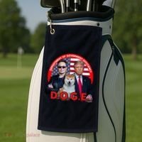Department Of Government Efficiency D.O.G.E Doge Golf Towel thumb 2