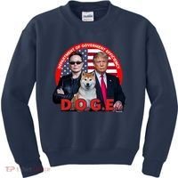 Department Of Government Efficiency D.O.G.E Doge Kids Sweatshirt thumb 0