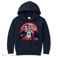 Department Of Government Efficiency D.O.G.E Doge Kids Hoodie thumb 0