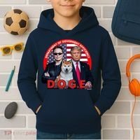 Department Of Government Efficiency D.O.G.E Doge Kids Hoodie thumb 2
